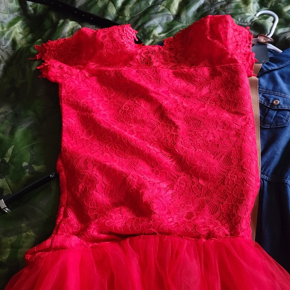 Red Rodeo Queen Dress - Picture 2 of 4